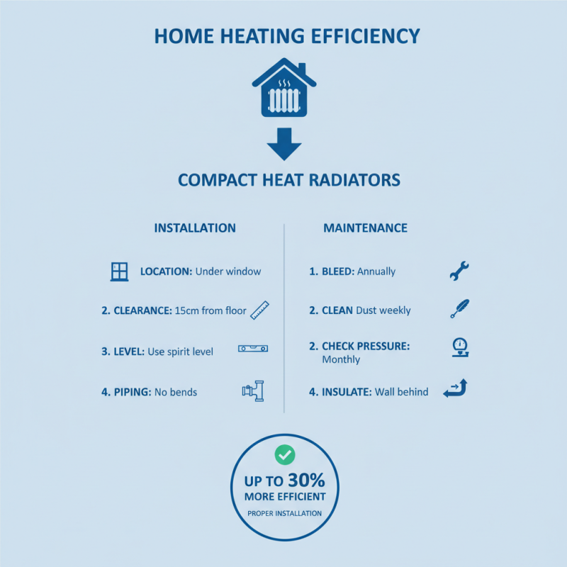 How to Choose the Best Compact Heat Radiator for Efficient Home Heating