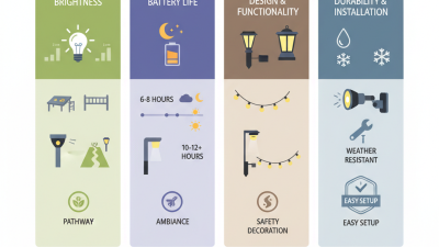 How to Choose the Best LED Solar Lights for Outdoor Use?