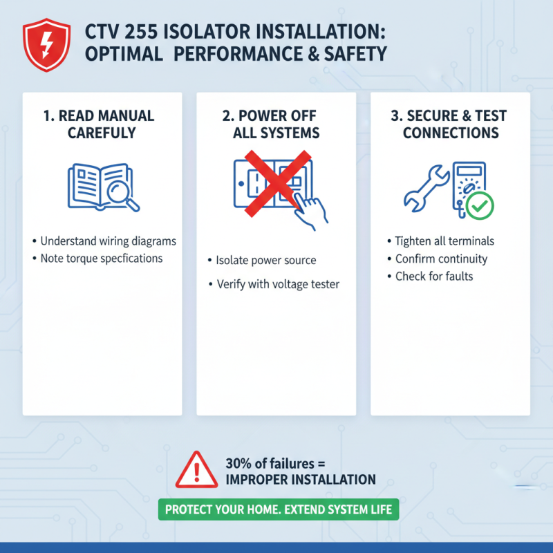Why Choose Ctv 255 Isolator En Verre for Your Home Safety Needs