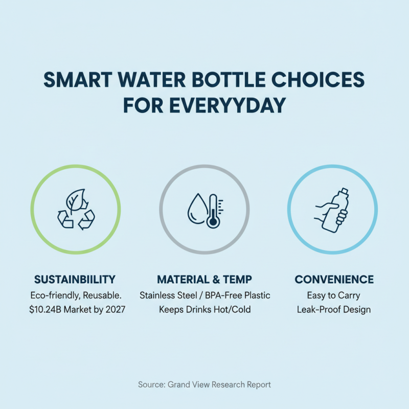 Top Water Bottles for Everyday Use and Eco-Friendly Options