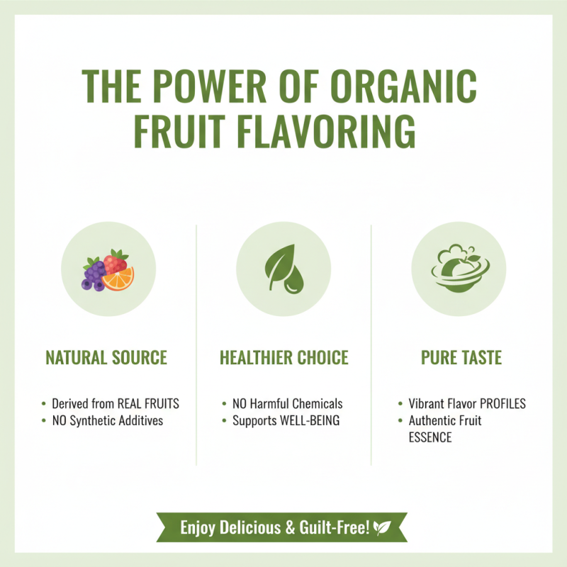 Top Benefits of Organic Fruit Flavoring for a Healthier Lifestyle