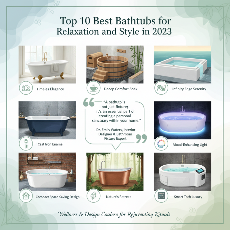 Top 10 Best Bathtubs for Relaxation and Style in 2023
