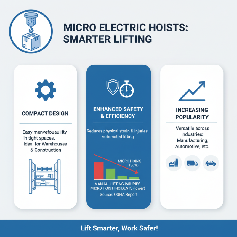 Top Benefits of Using Micro Electric Hoists for Your Lifting Needs