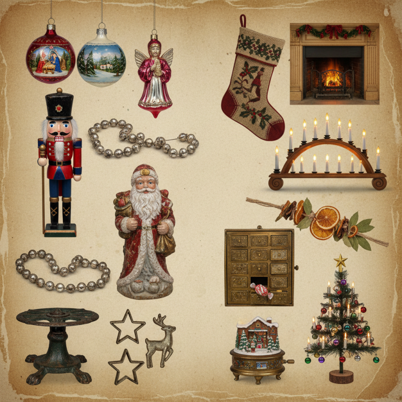 Top 10 Antique Christmas Decorations That Bring Holiday Charm to Your Home