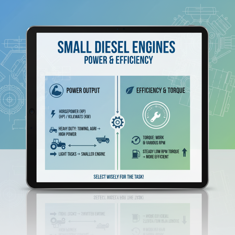 2025 How to Choose the Best Small Diesel Engine for Your Needs