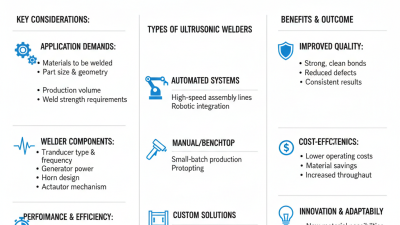 How to Choose the Best Ultrasonic Welders for Your Industrial Needs