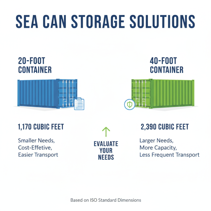 How to Choose the Right Sea Can Storage Solution for Your Needs