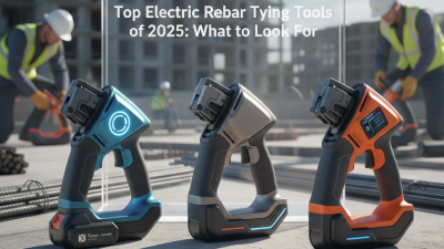 Top Electric Rebar Tying Tools of 2025: What to Look For
