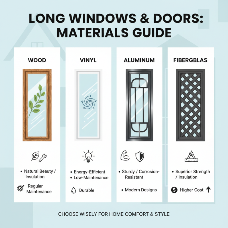 How to Choose the Right Long Windows and Doors for Your Home