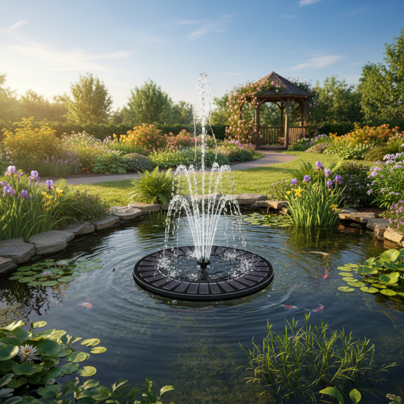 Best Solar Pond Aerator Fountain for Your Garden Pond Health