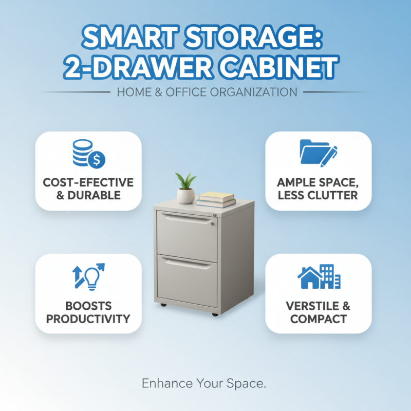 Top 10 Benefits of Using a 2 Drawer Cabinet for Home and Office Storage