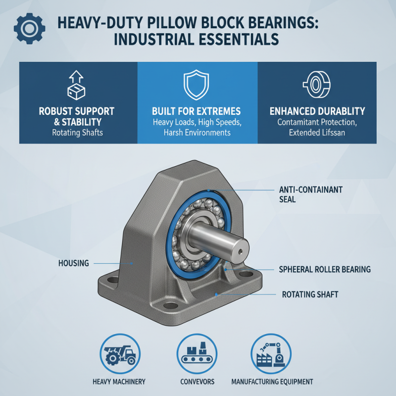 Top 10 Heavy Duty Pillow Block Bearings for Maximum Performance