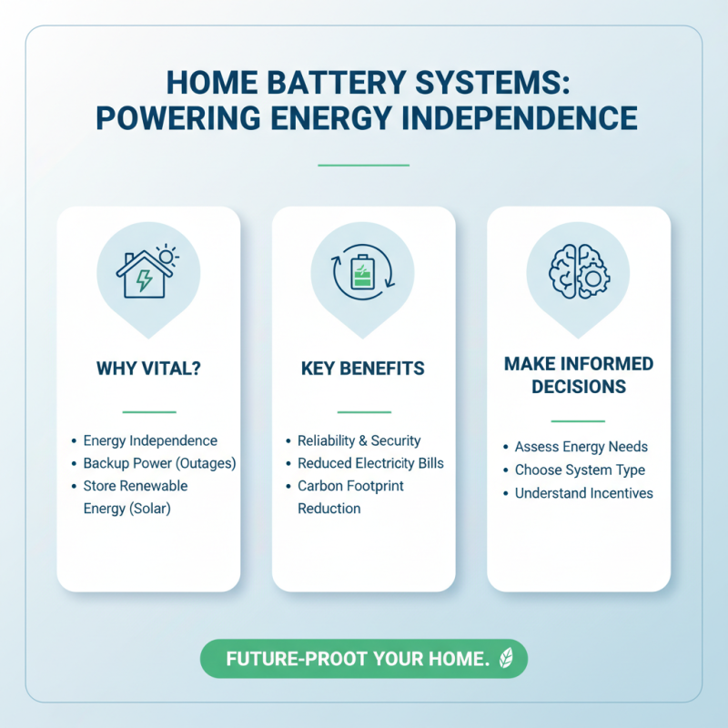 Essential Tips for Choosing the Right Home Battery System for Your Needs