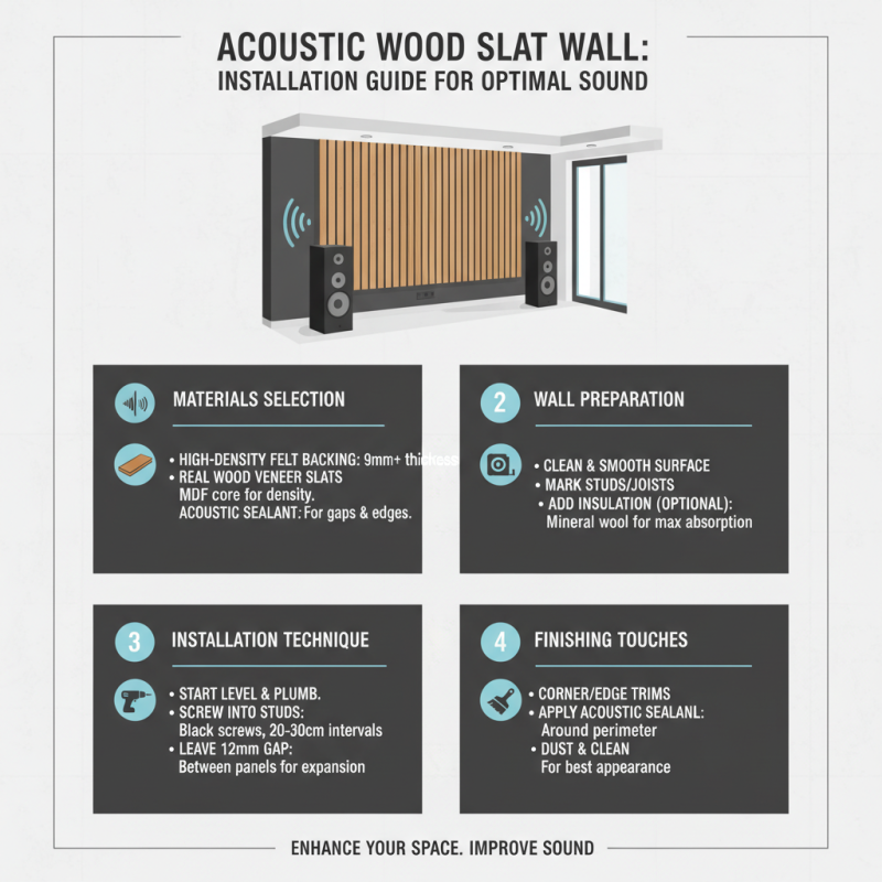 How to Install Acoustic Wood Slat Wall for Enhanced Sound Quality