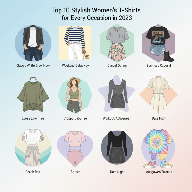 Top 10 Stylish Women's T-Shirts for Every Occasion in 2023
