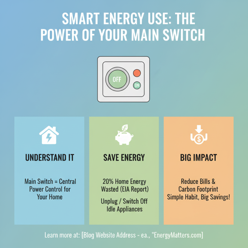 How to Effectively Use the Main Switch for Better Energy Management Tips
