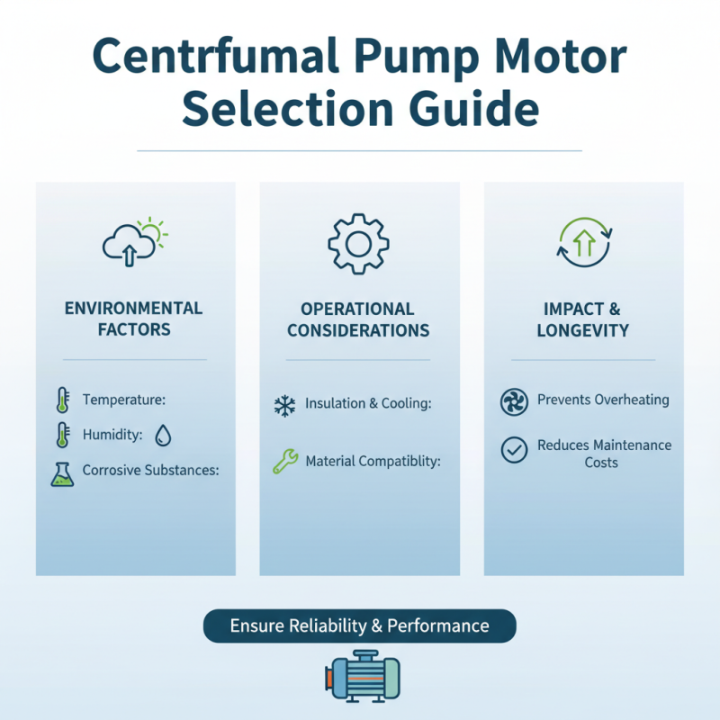 How to Choose the Right Centrifugal Pump Motor for Your Applications
