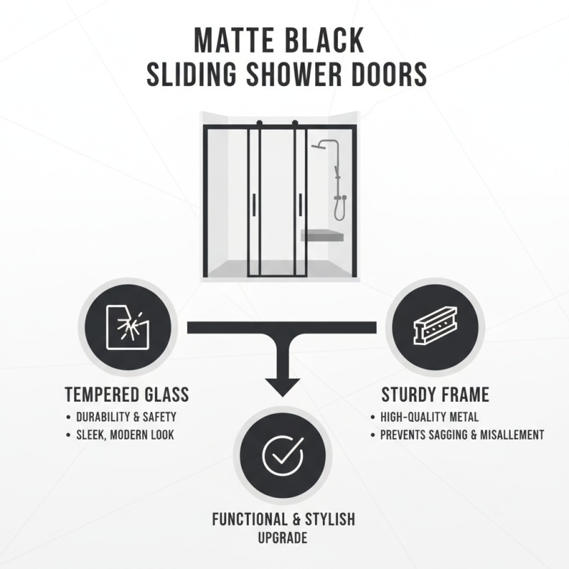 10 Best Matte Black Sliding Shower Doors for a Stylish Bathroom Upgrade
