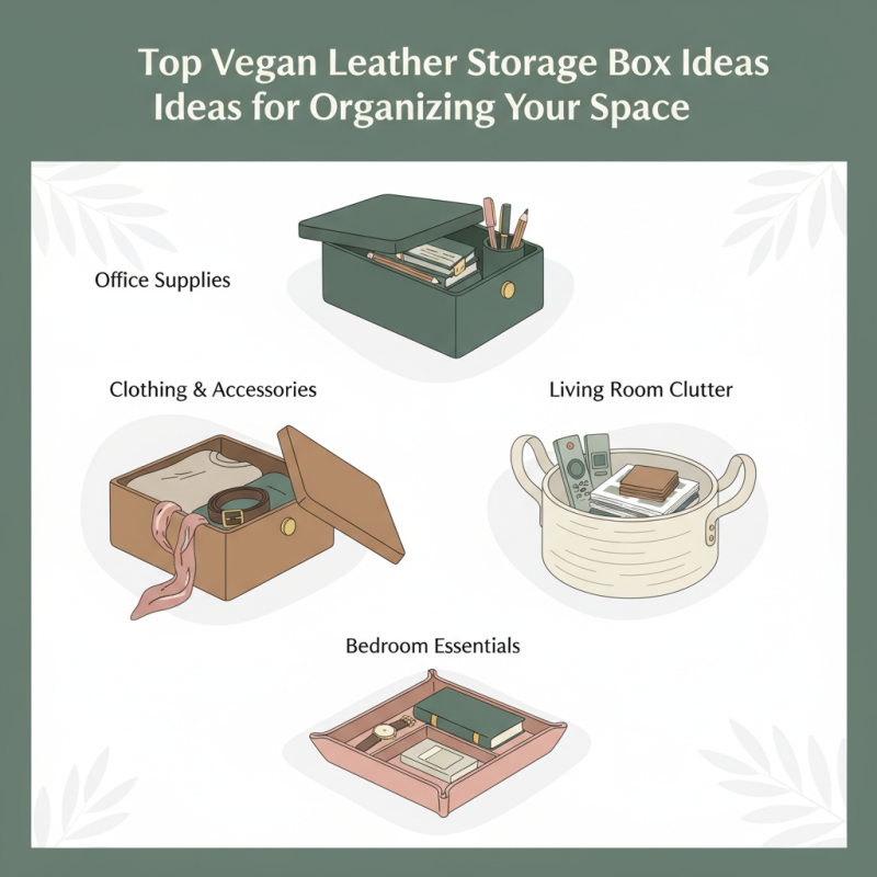 Top Vegan Leather Storage Box Ideas for Organizing Your Space