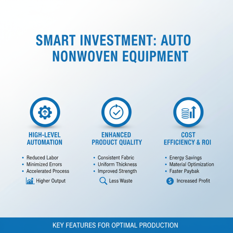 Why You Should Invest in Automatic Nonwoven Equipment for Your Business