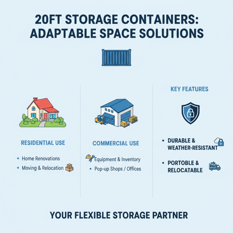 Top Benefits of Using a 20ft Storage Container for Your Space Needs