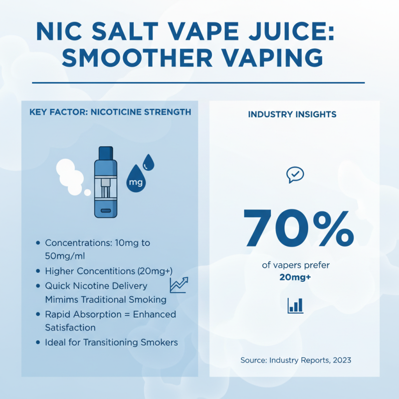 How to Choose the Best Nic Salt Vape Juice for a Smoother Vape Experience