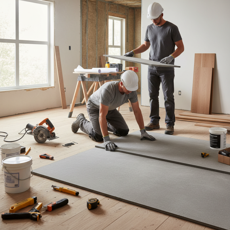 How to Choose and Install Fiber Cement Floor Underlay for Your Home