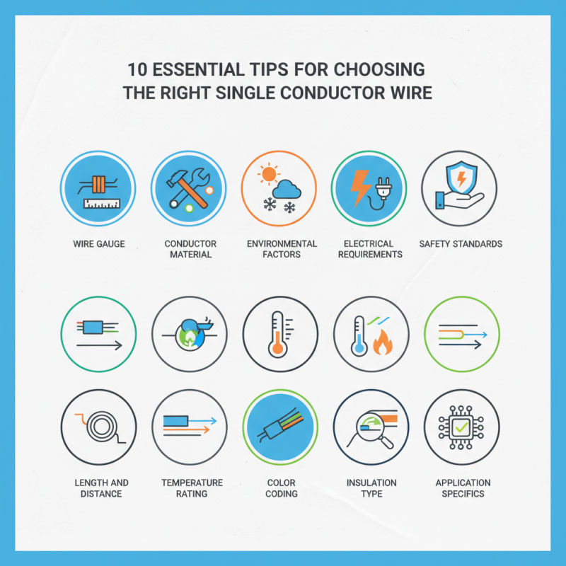 10 Essential Tips for Choosing the Right Single Conductor Wire for Your Projects