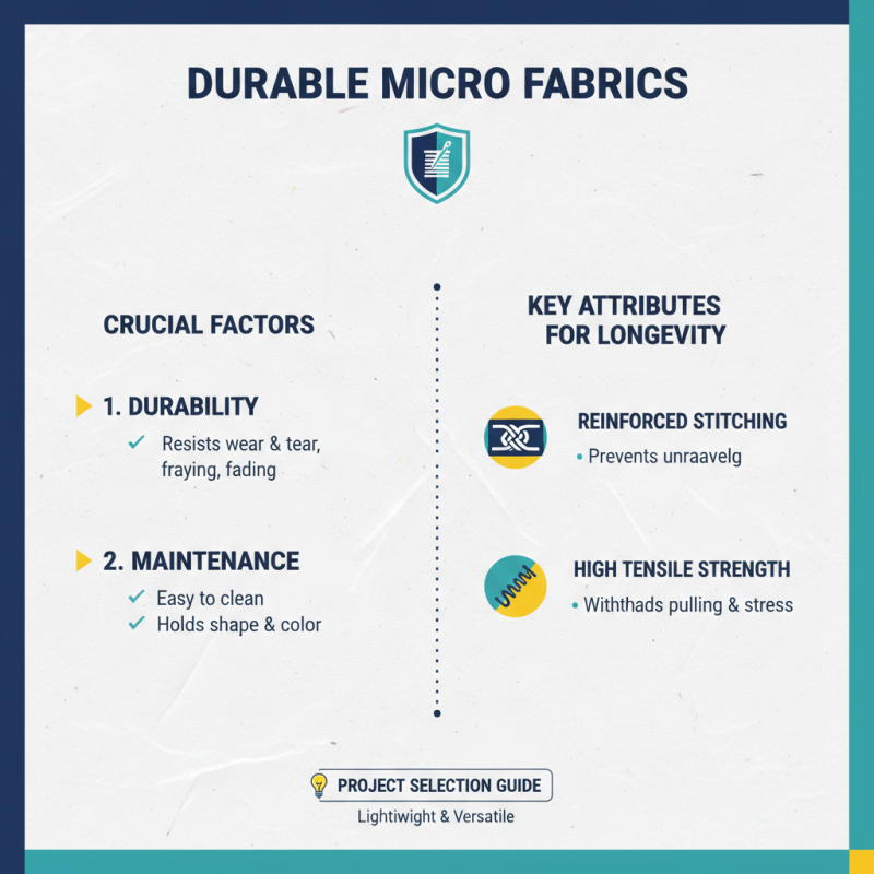 2025 How to Choose the Best Micro Fabric for Your Projects and Needs