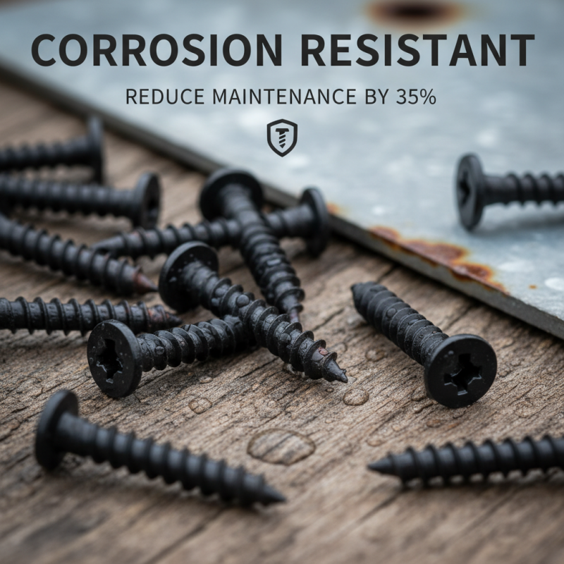 What is the Purpose of Black Screws in Construction and DIY Projects