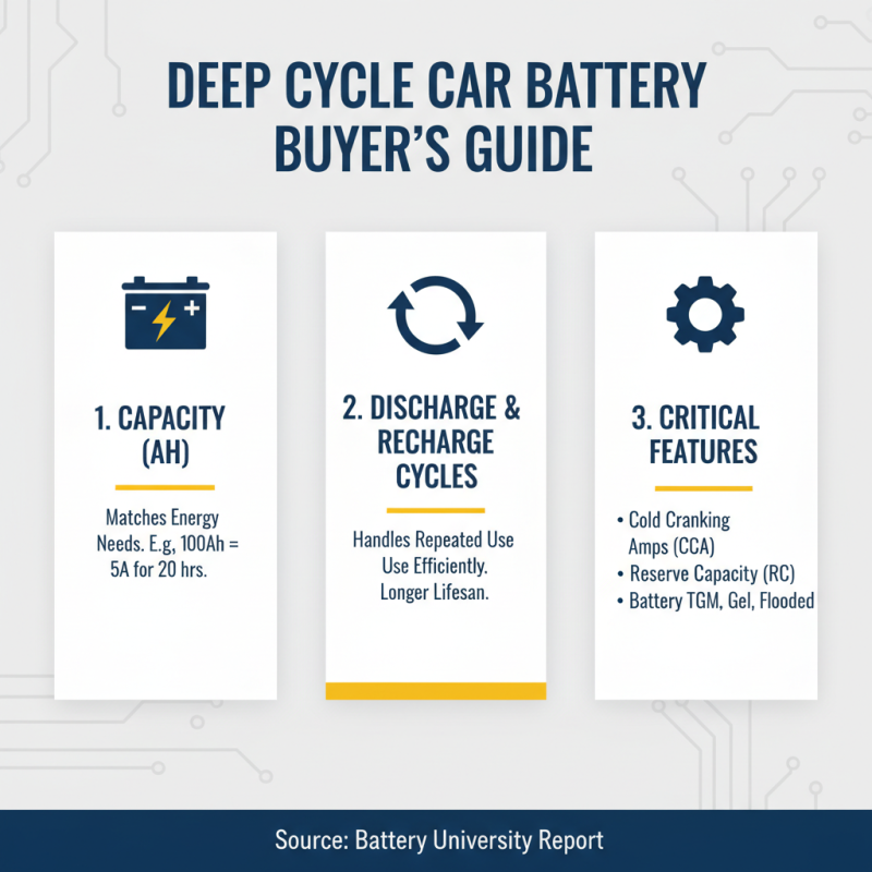 How to Choose the Best Deep Cycle Car Battery for Your Needs