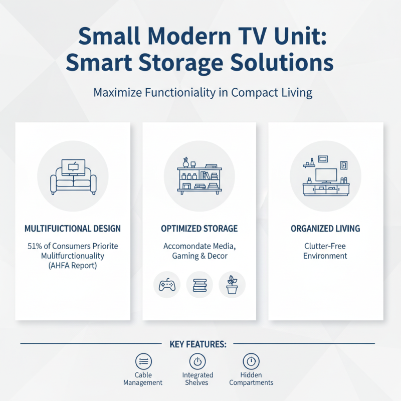 How to Choose the Perfect Small Modern TV Unit for Your Living Space