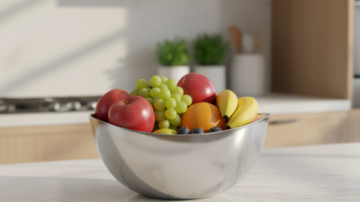 The Best Stainless Steel Fruit Bowl for Your Kitchen Decor and Freshness