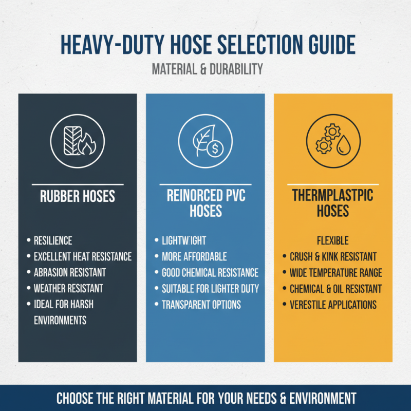 10 Essential Tips for Choosing the Right Heavy Duty Hose for Your Needs