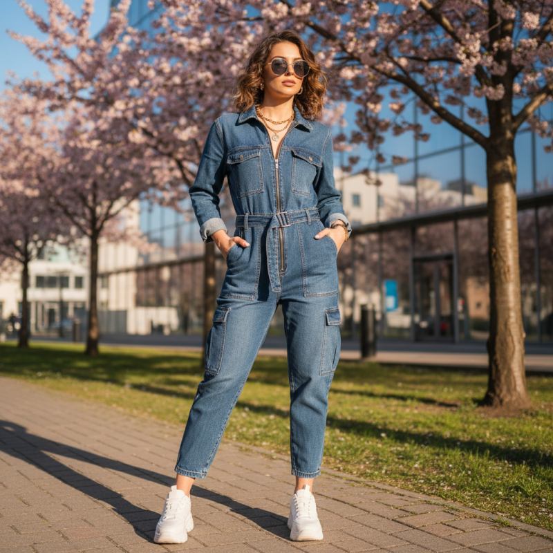2025 How to Style a Cargo Denim Jumpsuit for Every Occasion