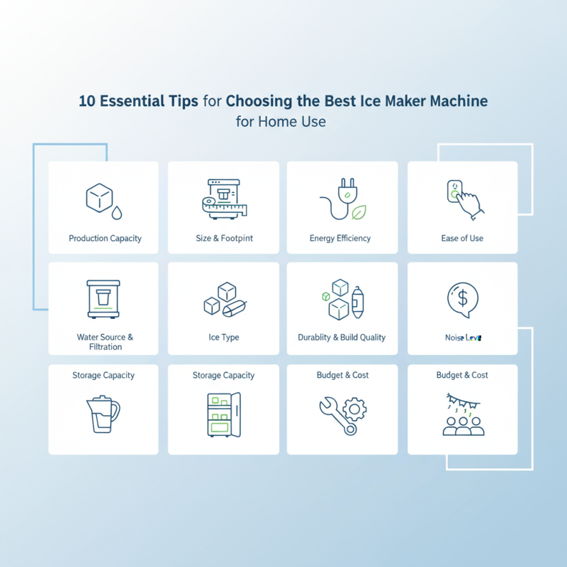10 Essential Tips for Choosing the Best Ice Maker Machine for Home Use