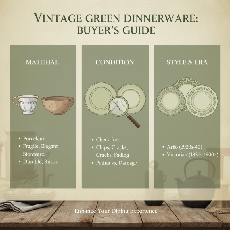 Discover the Best Vintage Green Dinnerware Set for Your Dining Experience