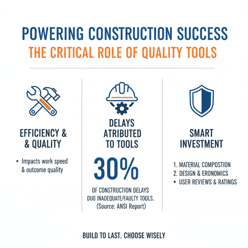 How to Choose the Right Building Materials and Tools for Your Projects