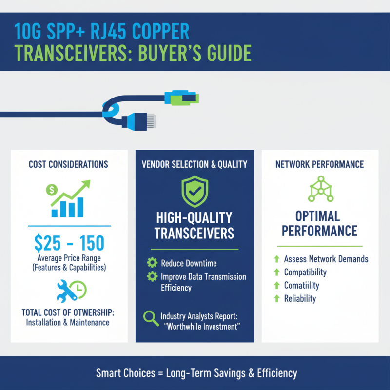 How to Choose the Right 10G SFP+ RJ45 Copper Transceiver for Your Network