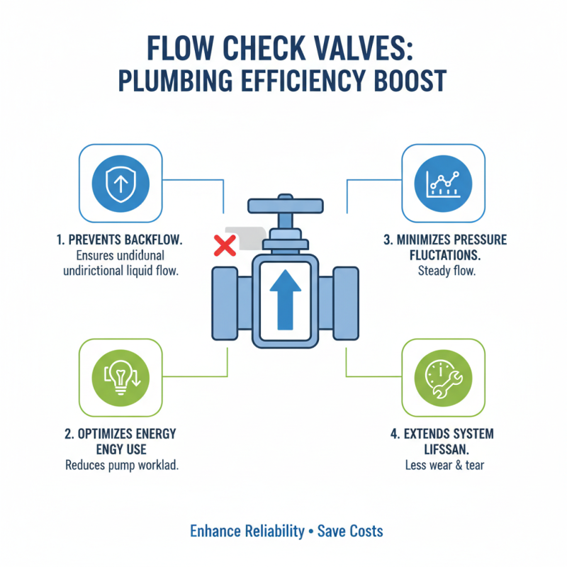 Top 10 Benefits of Using Flow Check Valves in Your Plumbing System