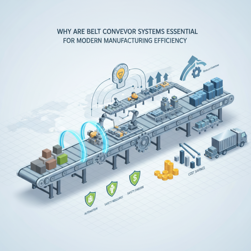 Why Are Belt Conveyor Systems Essential for Modern Manufacturing Efficiency