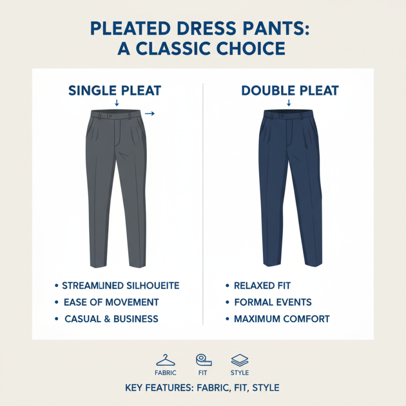 How to Choose the Perfect Pleated Dress Pants for Every Occasion