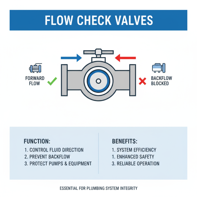 Top 10 Benefits of Using Flow Check Valves in Your Plumbing System