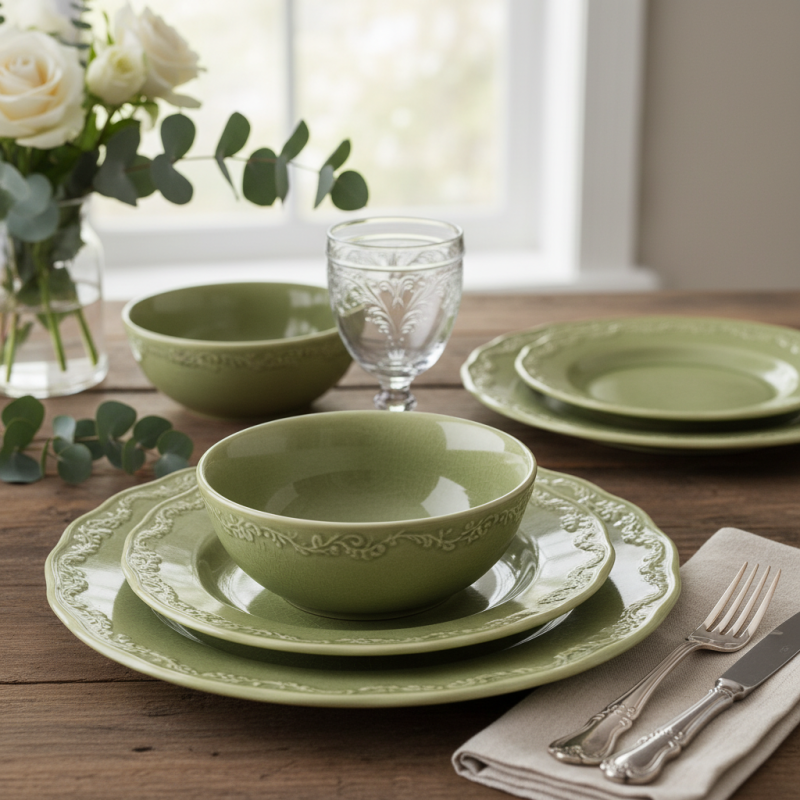Discover the Best Vintage Green Dinnerware Set for Your Dining Experience