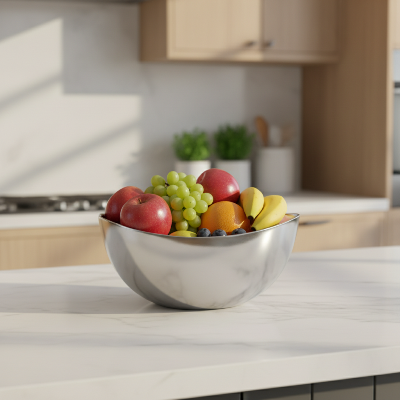 The Best Stainless Steel Fruit Bowl for Your Kitchen Decor and Freshness