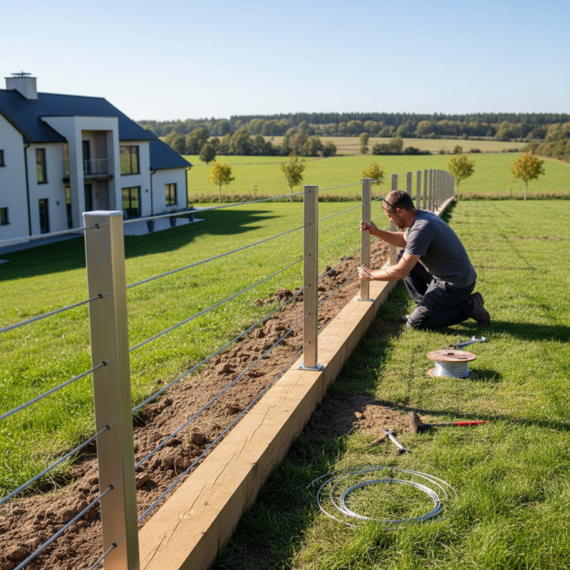 How to Install a Cable Fence for Your Property in Easy Steps