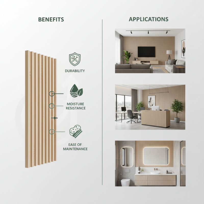 What is WPC Fluted Wall Panel Indoor Benefits and Applications