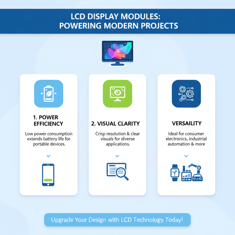 Why Choose an LCD Display Module for Your Next Project