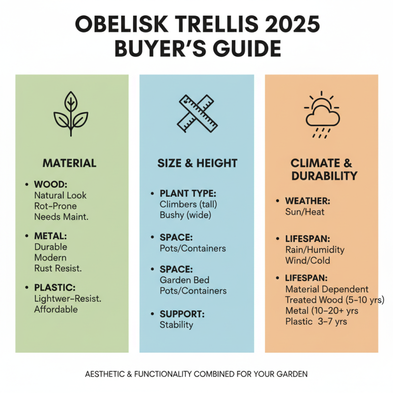 Ultimate Guide to Choosing the Best Obelisk Trellis for Your Garden in 2025