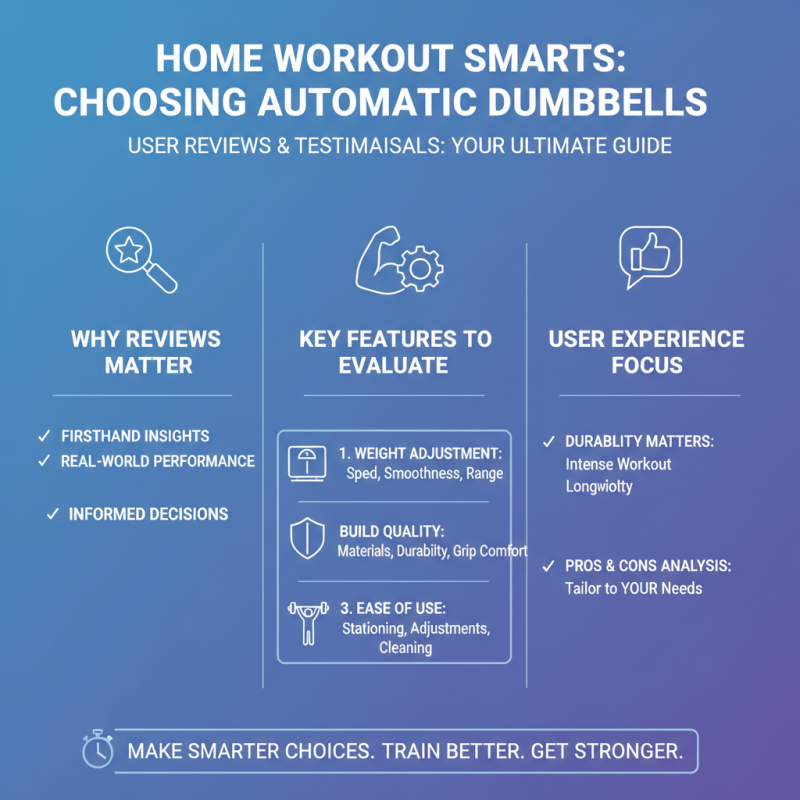 Top Tips for Choosing the Best Automatic Dumbbell for Home Workouts